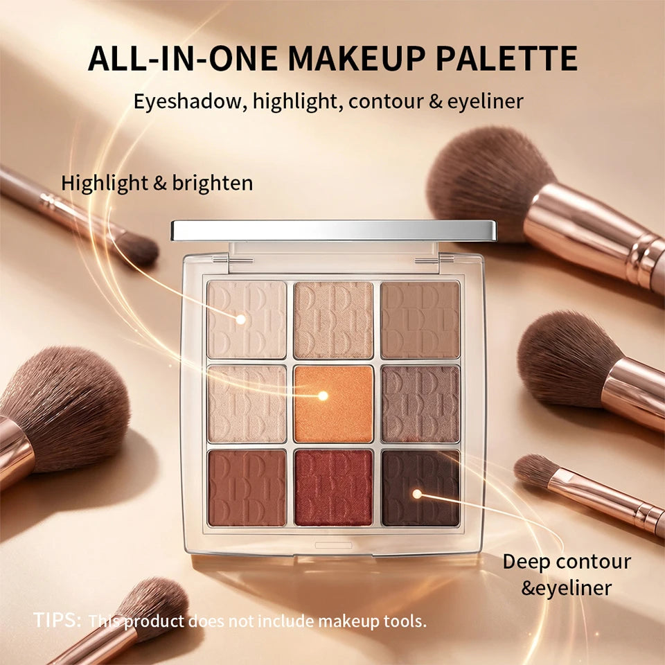 Daily Makeup Eyeshadow Palette with Long Lasting Coordinated Shades