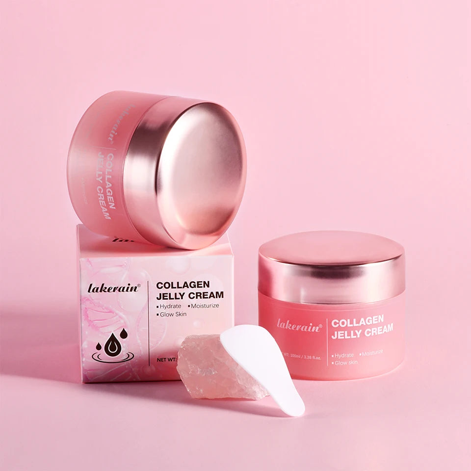 Daily Skincare Routine Collagen Jelly Cream and Peel Off Mask Set