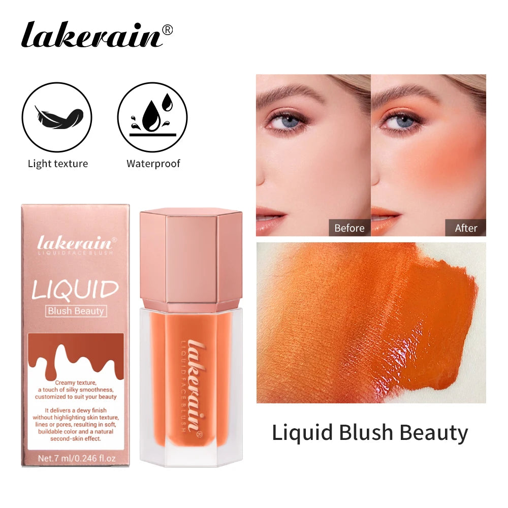 Daily Makeup Liquid Blush Long Lasting Velvet Matte Finish