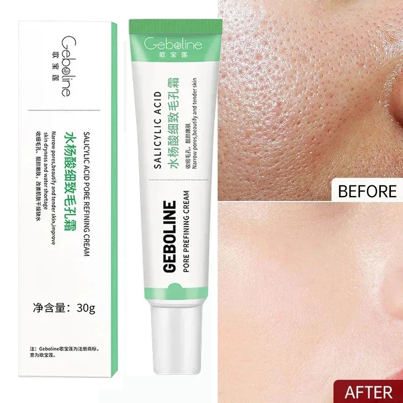 facial skin pore shrinking cream for smoother texture