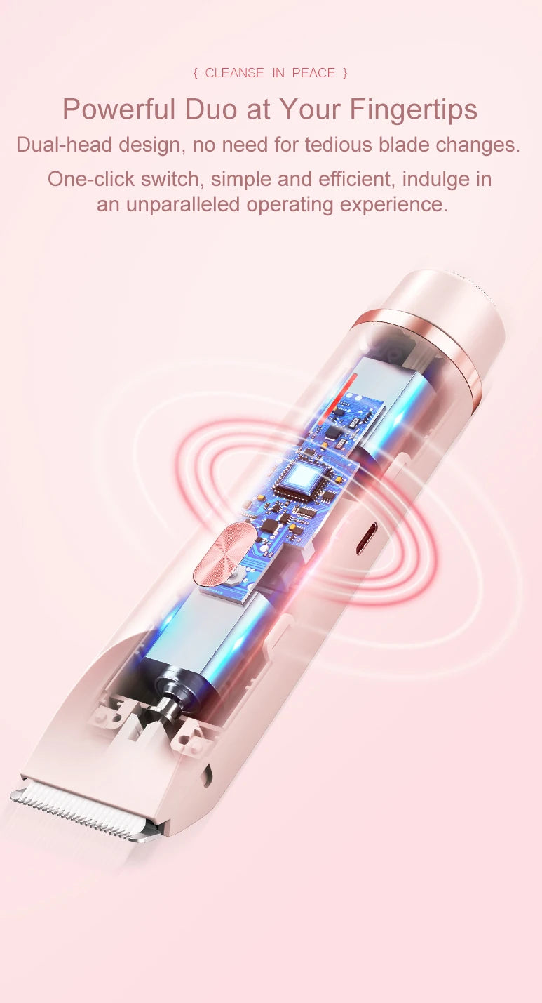 Smooth skin anywhere electric razor for painless hair removal