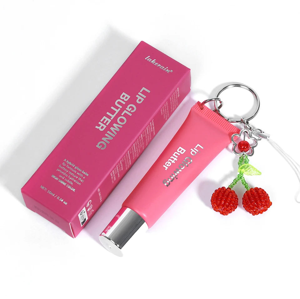 Daily Makeup Lip Gloss With Keychain For Long Lasting Hydrating Care