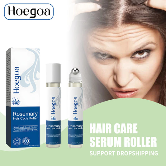 Scalp Care Rosemary Hair Serum Roller for Follicles and Growth Support