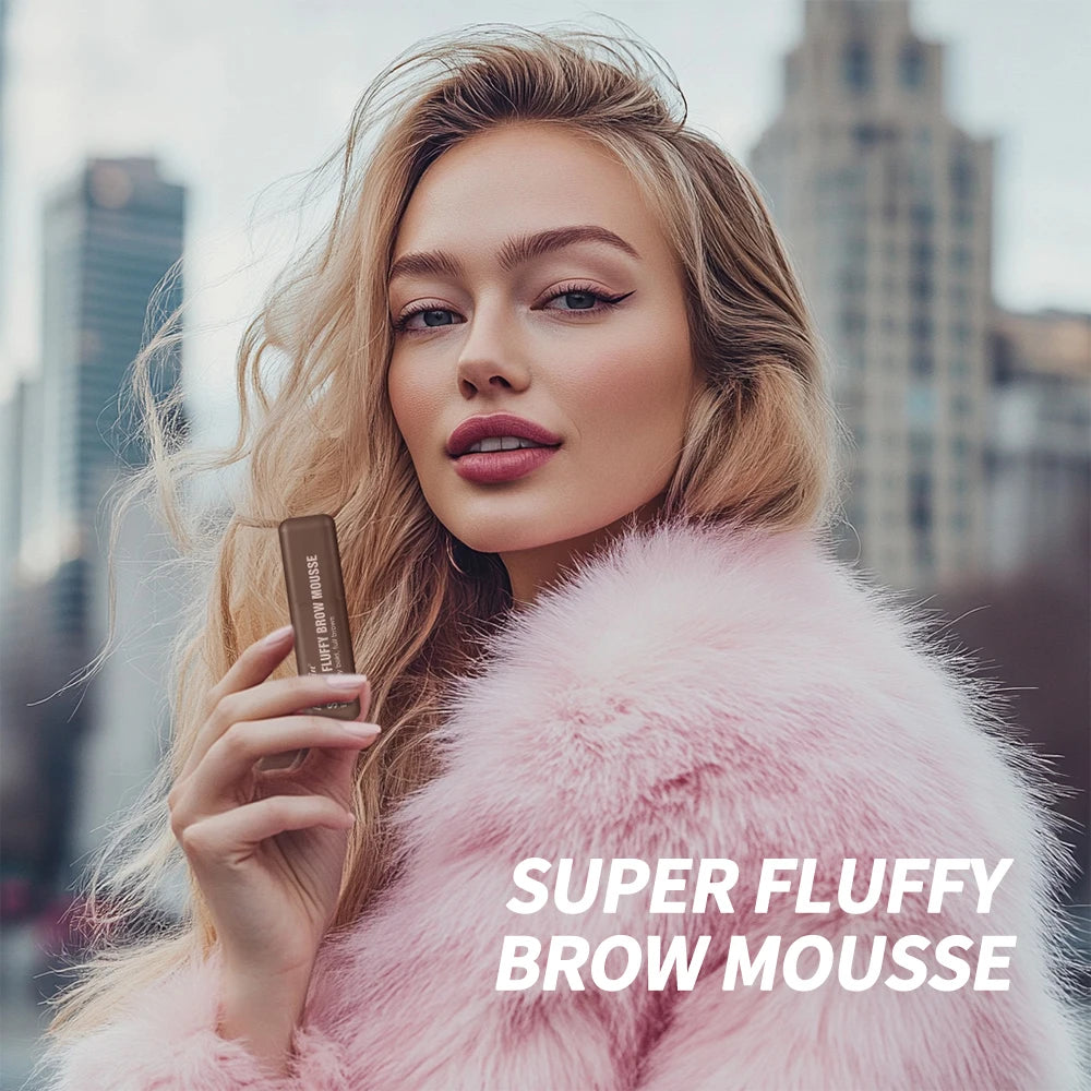 Daily Makeup Routine Waterproof Eyebrow Mousse for Thick Fluffy Brows