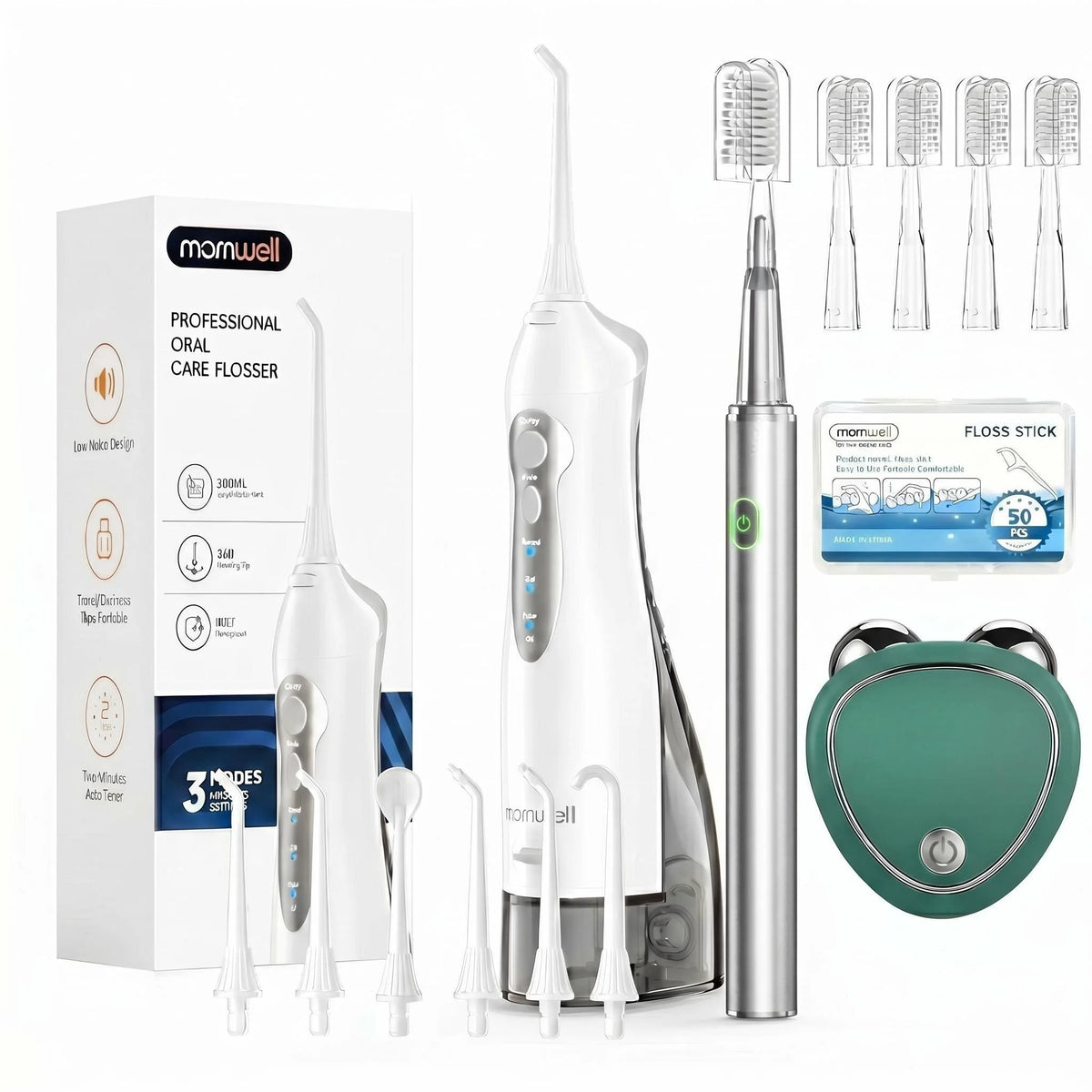 Bathroom Oral Care Kit Water Flosser and Electric Toothbrush Set
