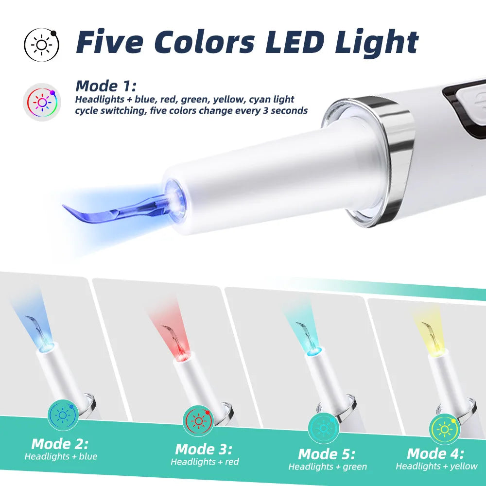 Bathroom Dental Scaler Electric Tooth Cleaner for Tartar Plaque Removal