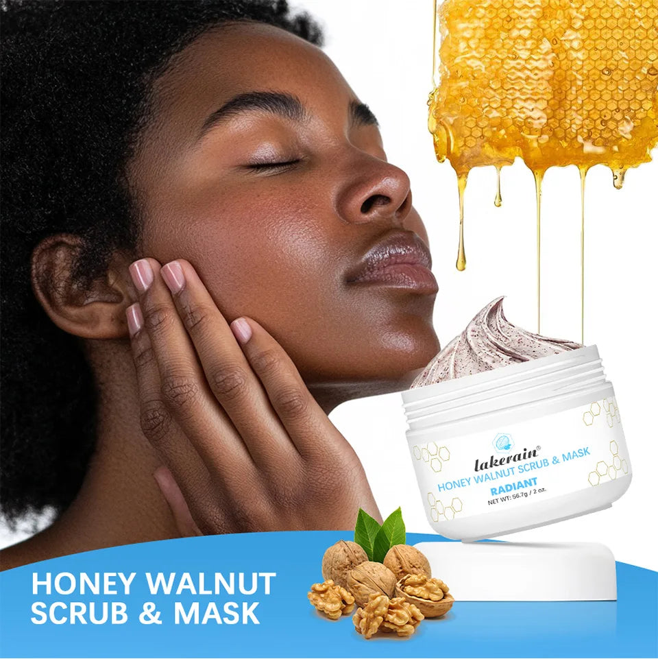 Skincare Routine Honey Facial Scrub And Mask For Deep Cleansing Radiance - 7