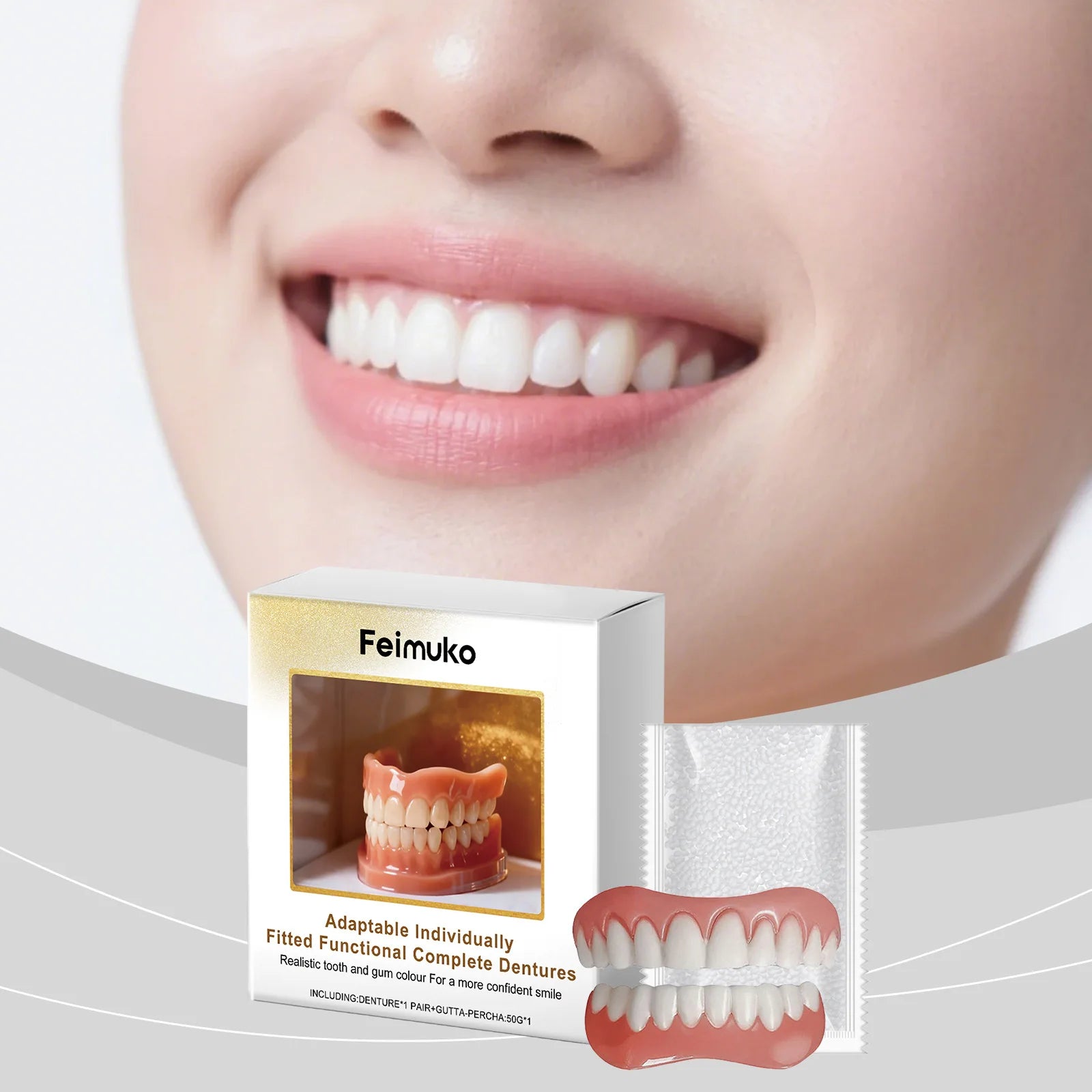 Daily Smile Denture Kit for a Comfortable and Natural Fit - 7