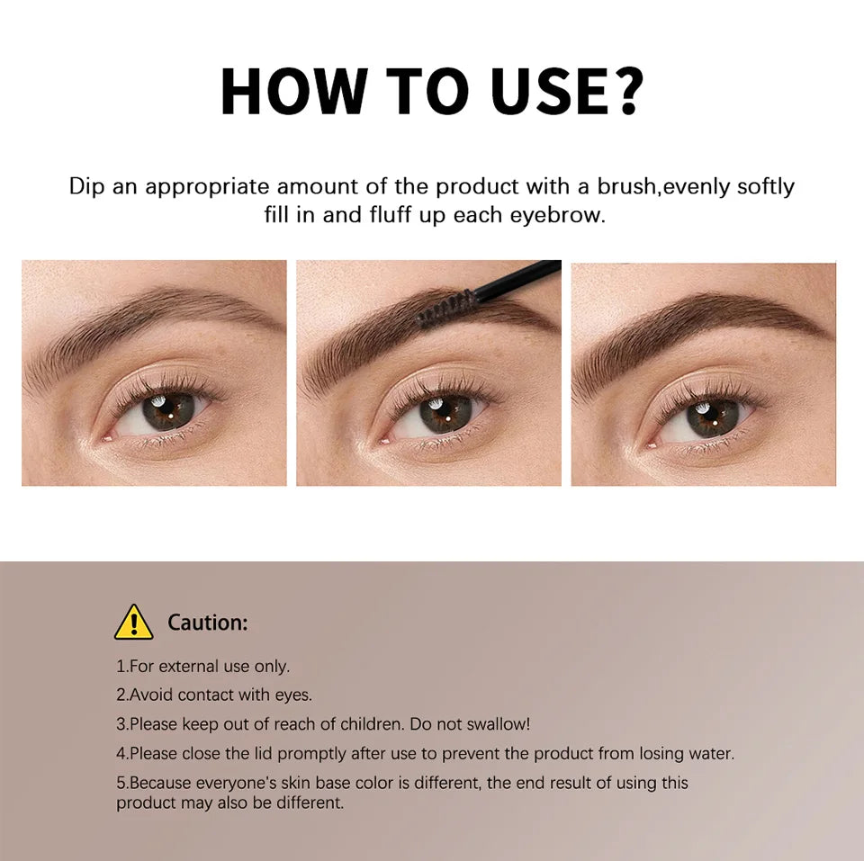 Daily Makeup Superfluff Volumizing Brow Mousse for Full and Bold Brows