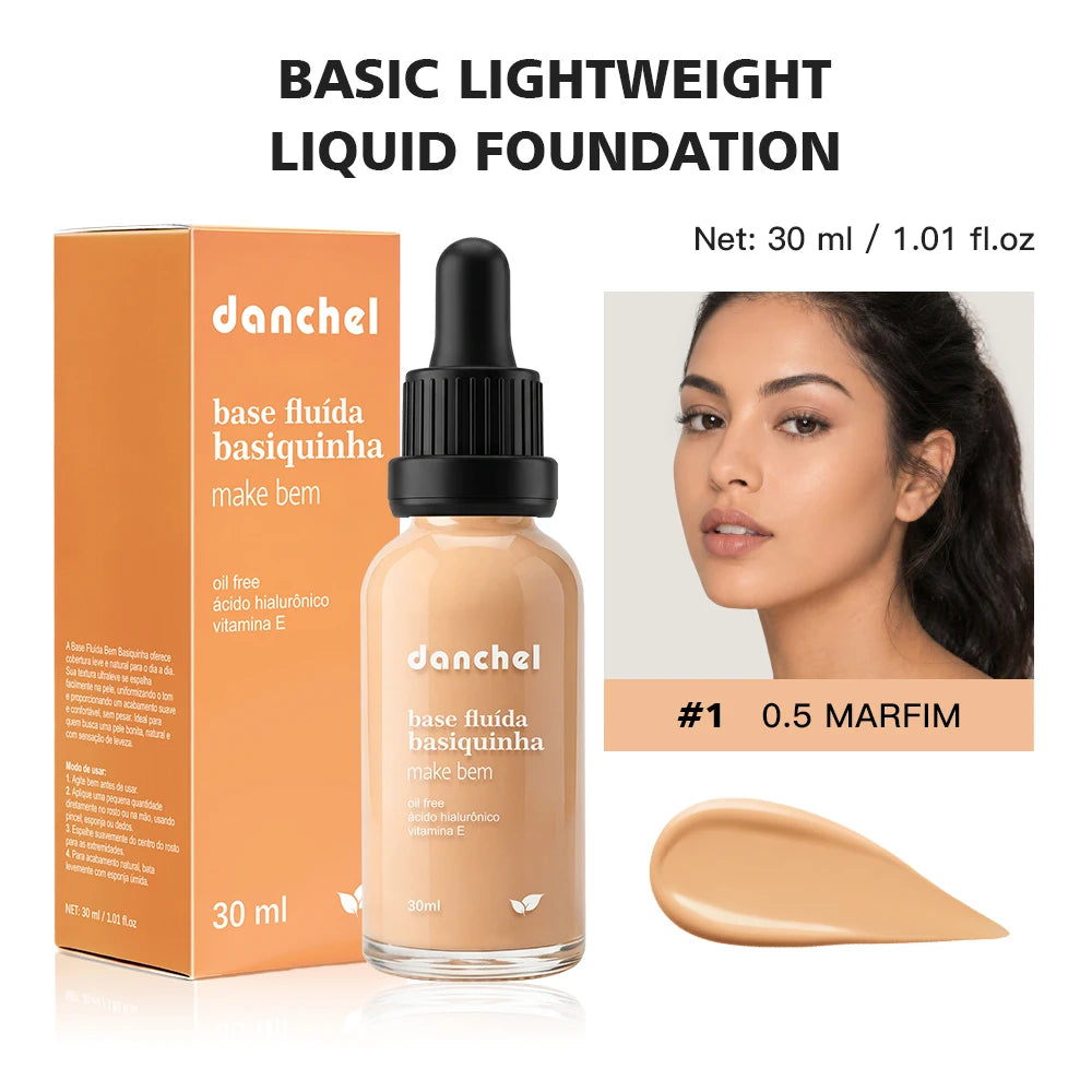 Daily Makeup Lightweight Liquid Foundation for Soft Matte Coverage
