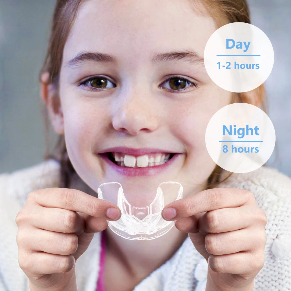 Kid teeth alignment dental trainer for home use