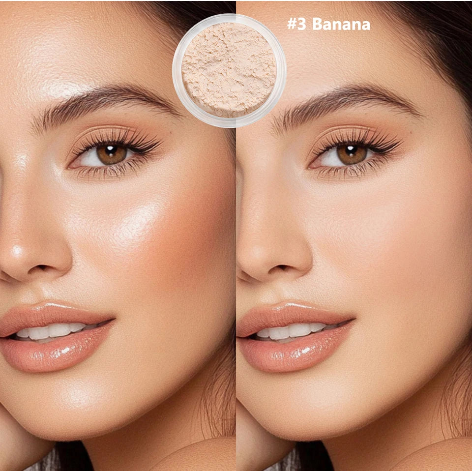 Daily Makeup Routine Loose Setting Powder for Flawless Matte Finish - 21