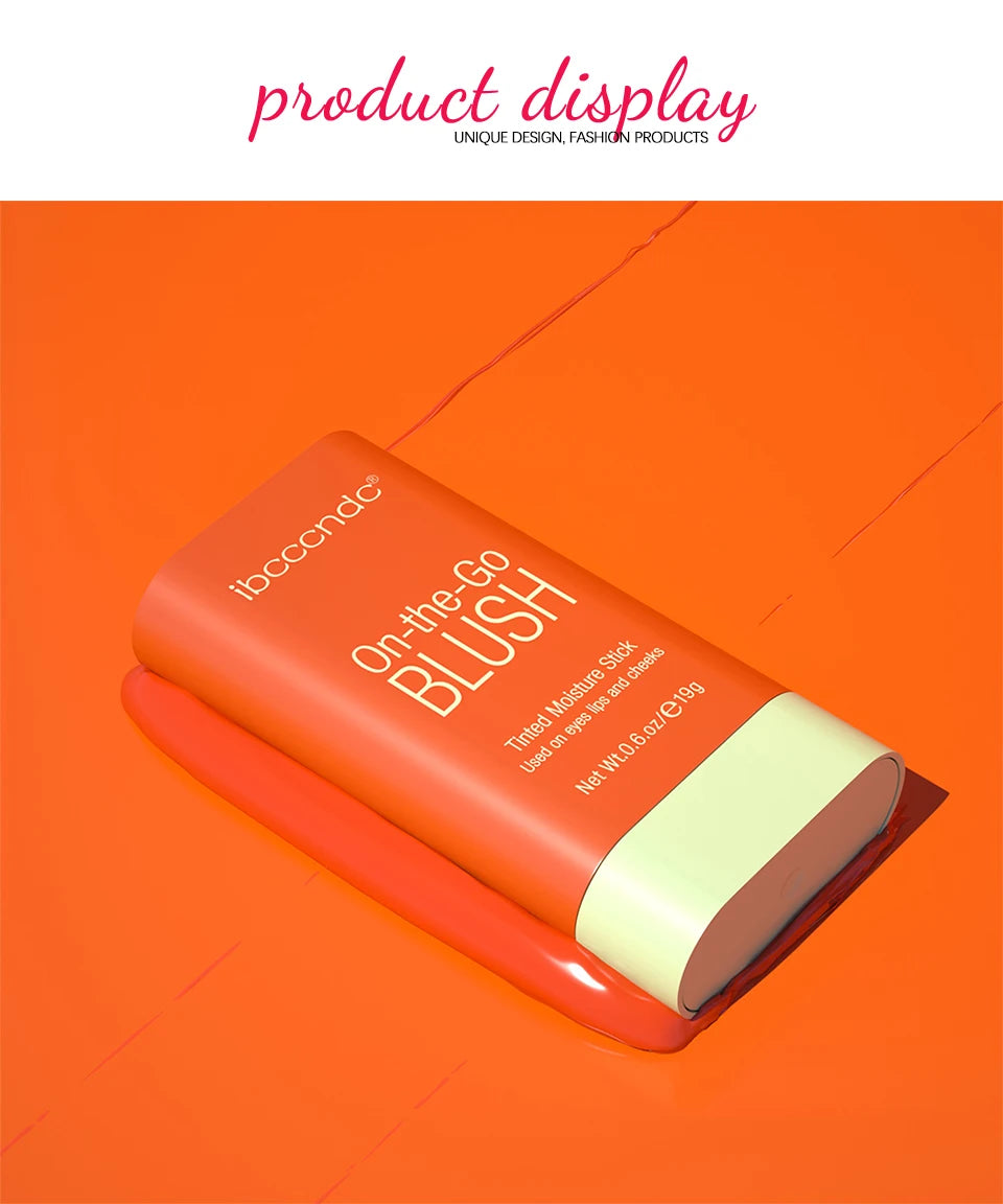 Daily Makeup Routine Cream Blusher Stick for Natural Glow and Moisture - 24