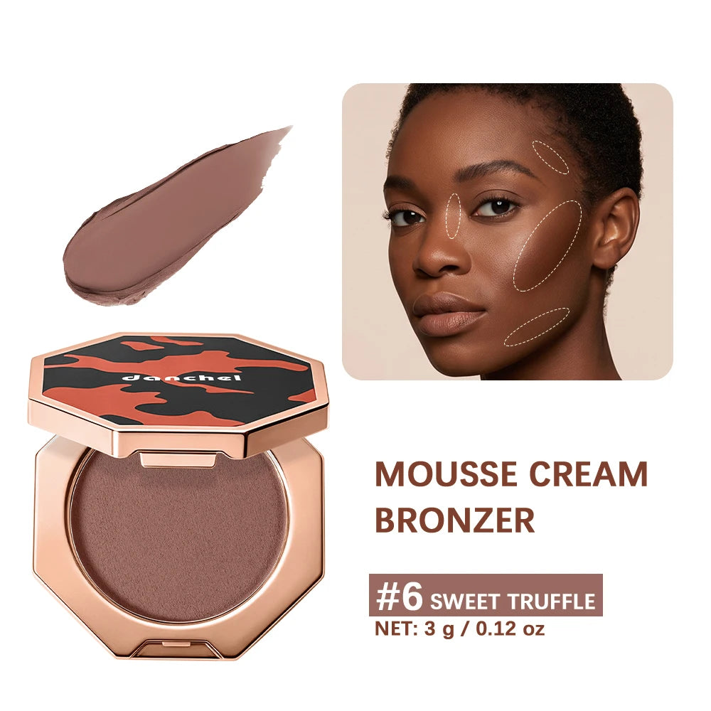Daily Makeup Cream Mousse Contour Bronzer Soft Blend Matte Sculpt Shading