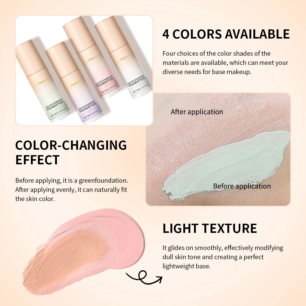 Daily Makeup Routine Color Changing Foundation For Flawless Skin Tone