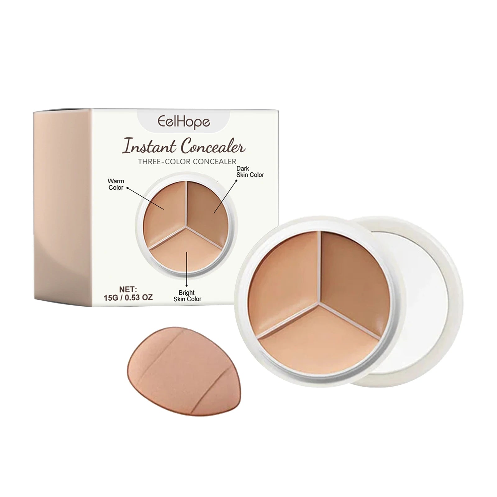 Daily Makeup Face Cream Concealer Palette for Flawless Coverage - 13