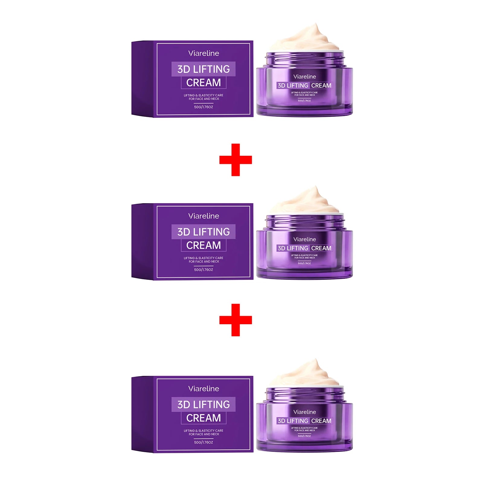 Daily Face And Neck 3D Lifting Cream For Firming And Smoothing Skin Care - 15