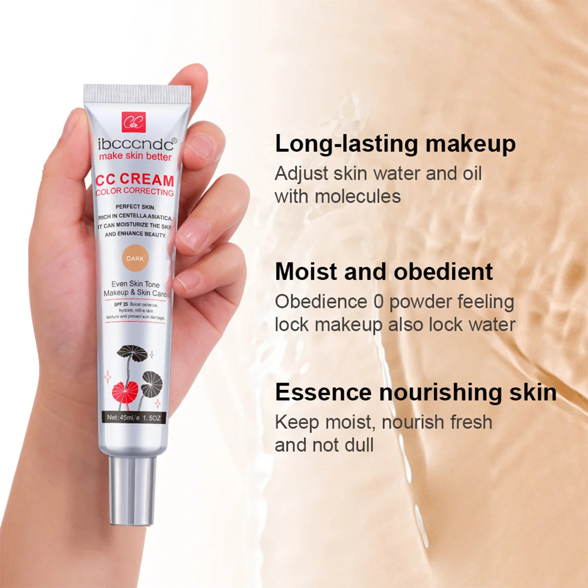 Daily Makeup Routine Color Correcting CC Cream Natural Luminous Finish - 9