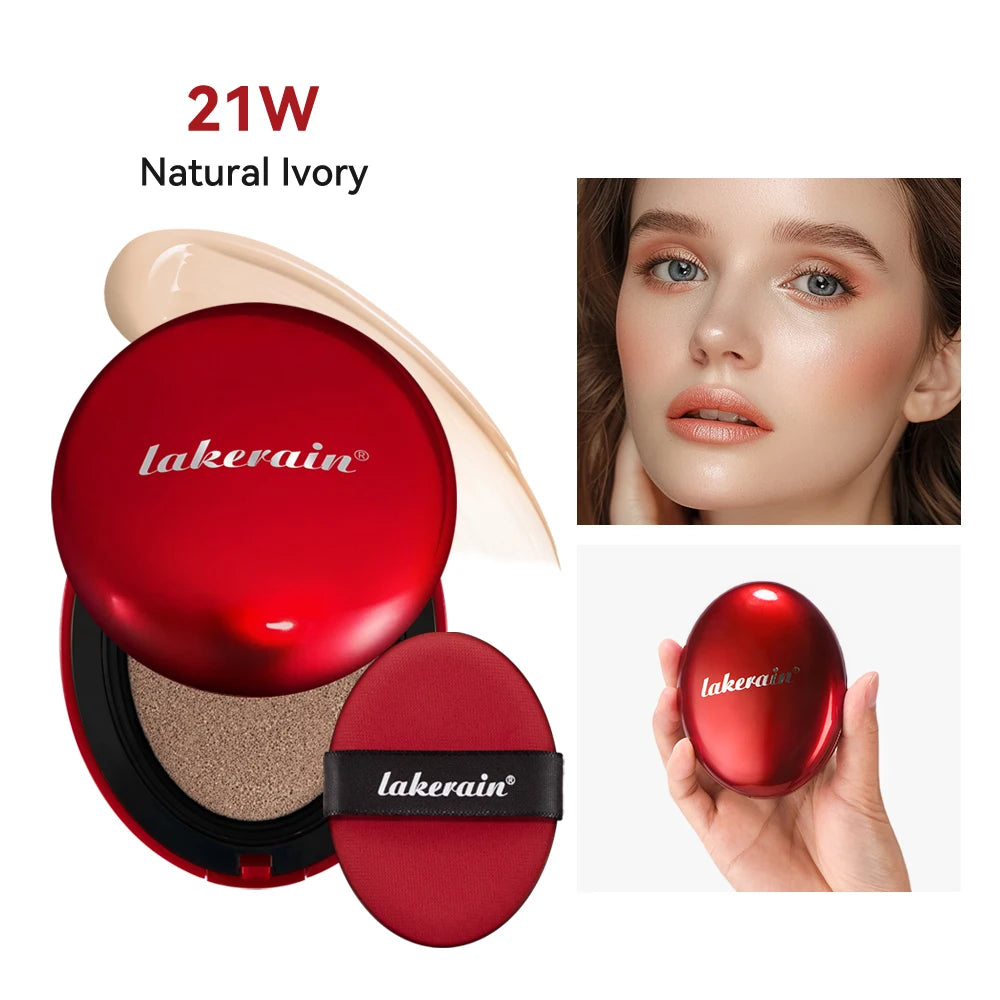 Korean makeup Super Fit Cushion Foundation with waterproof cover.