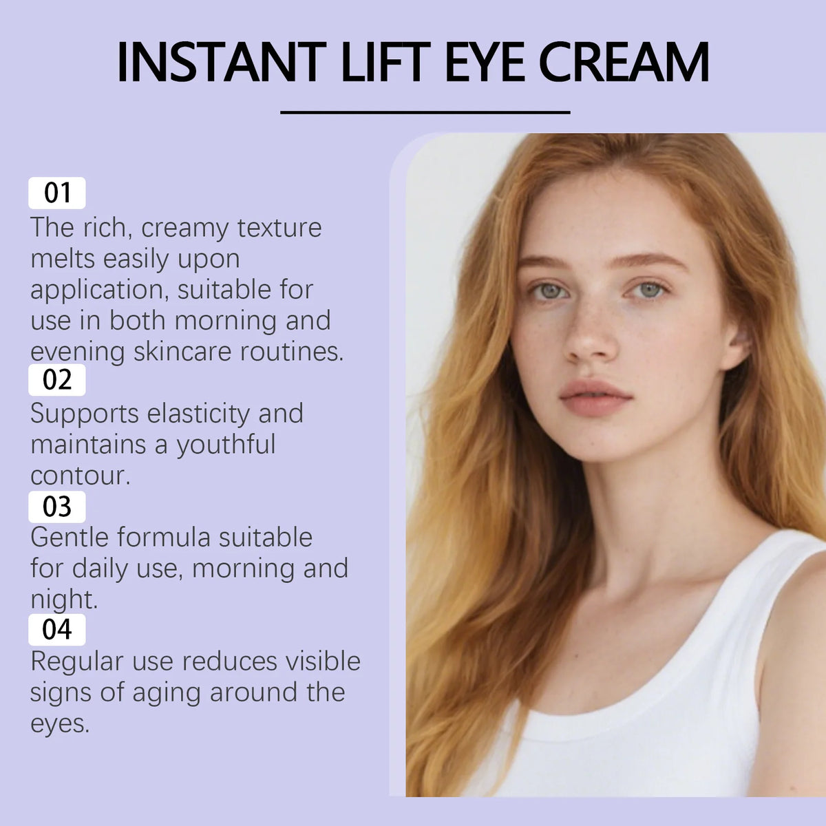 Tired Eyes Lift Eye Cream for Dark Circles and Fine Lines