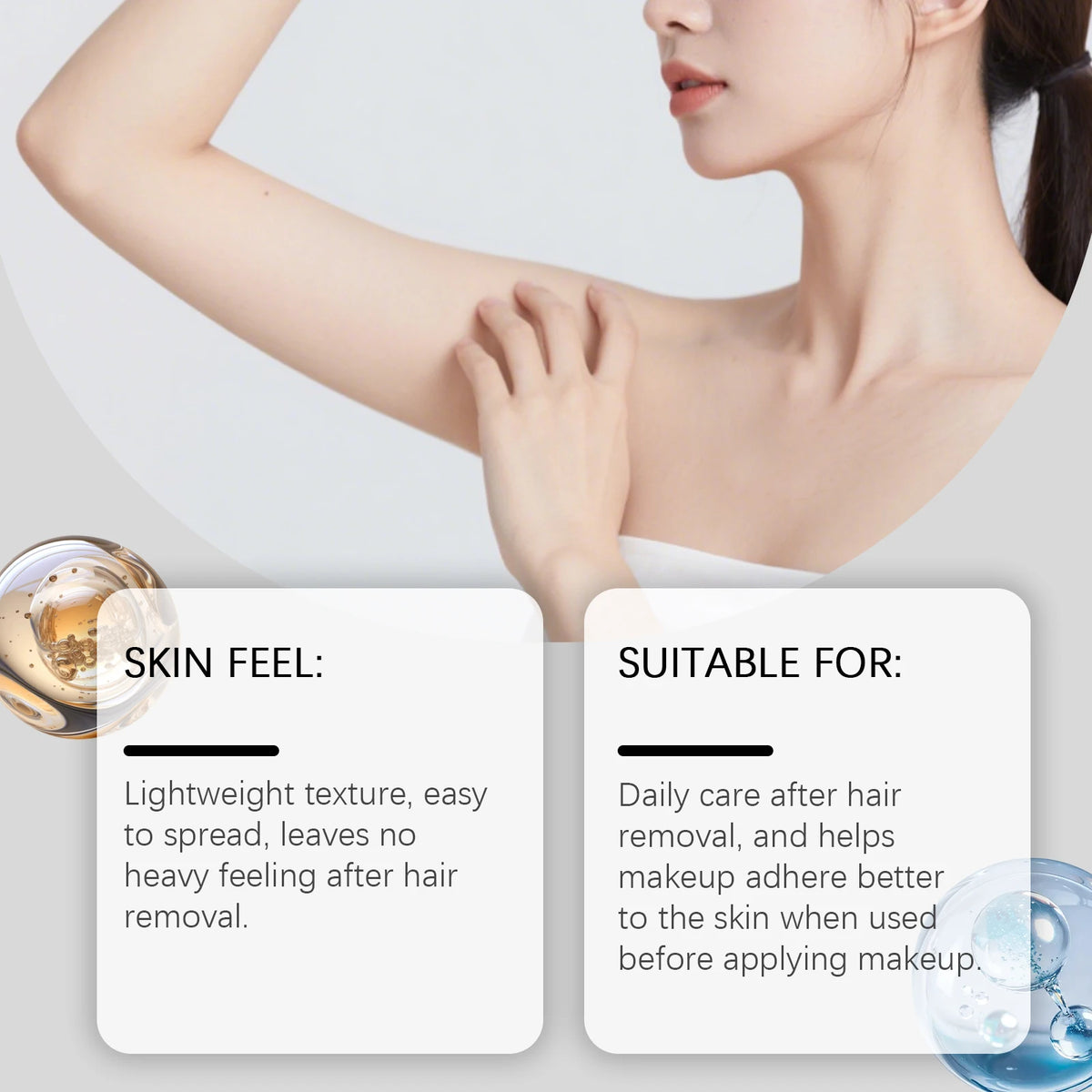 Smooth Skin Cyperus Oil Hair Growth Inhibitor for Soothed Hydration Care