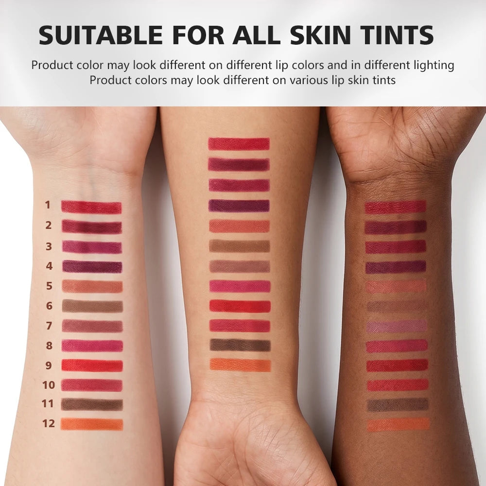 Daily Makeup Lip Liner Pencil Set for Long Lasting Waterproof Definition - 13