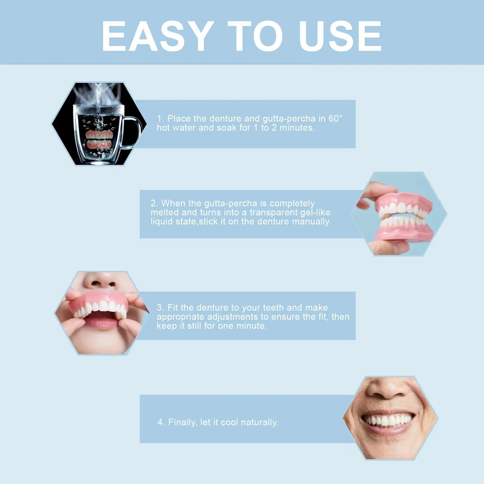 Daily Denture Comfort Foundation For Missing Teeth Restoration - 6