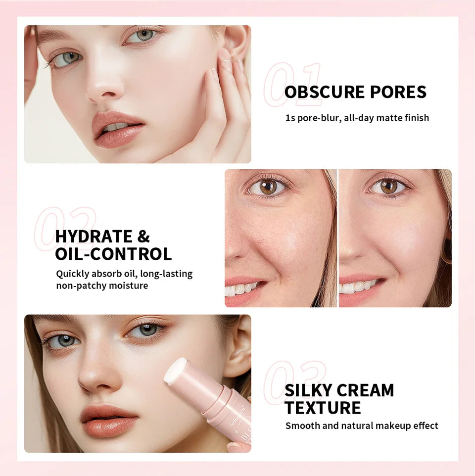 Daily Makeup Blur Stick Invisible Pore Primer for Smooth Matte Skin - 9