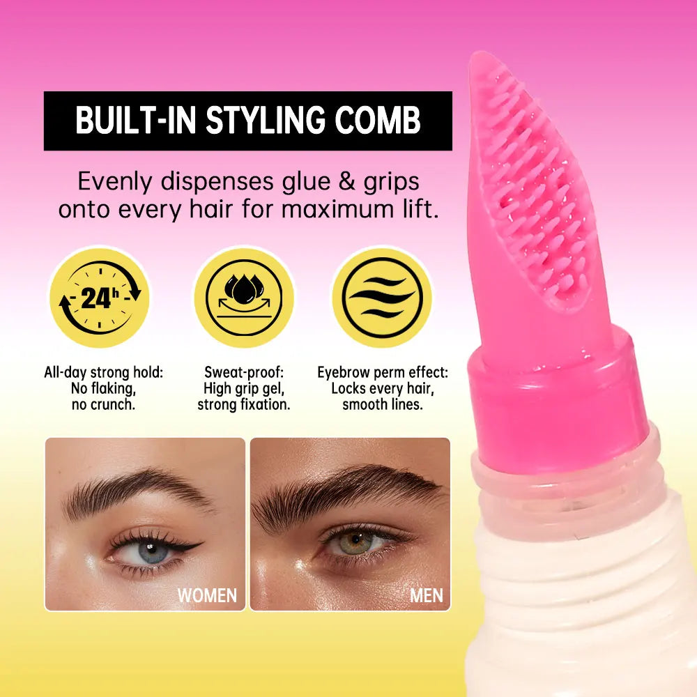 Eyebrow Makeup Brow Lamination Gel For A Long Lasting Strong Lifted Hold