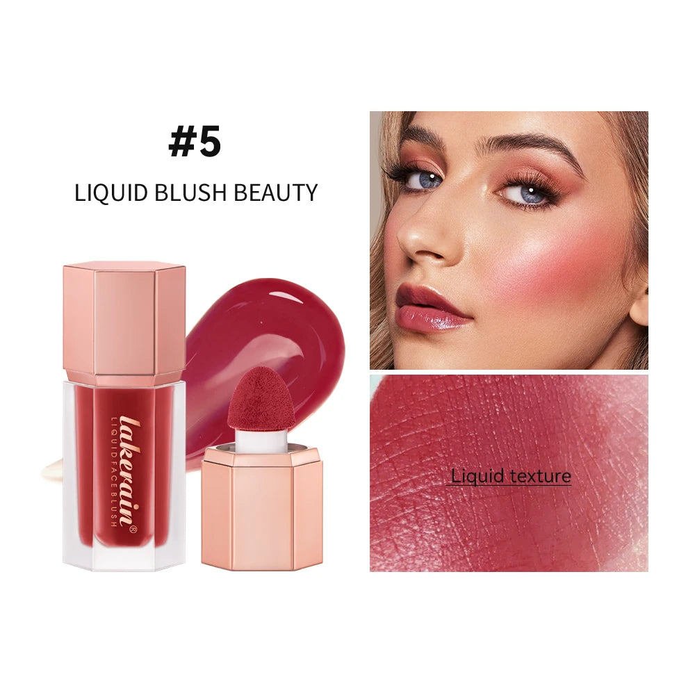 Daily Makeup Liquid Blush Long Lasting Waterproof Matte Velvet Formula