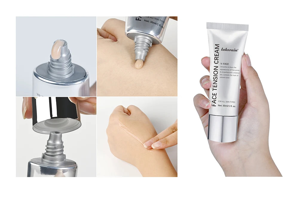 Flawless Makeup Face Tension Cream for Smooth Skin and Pores