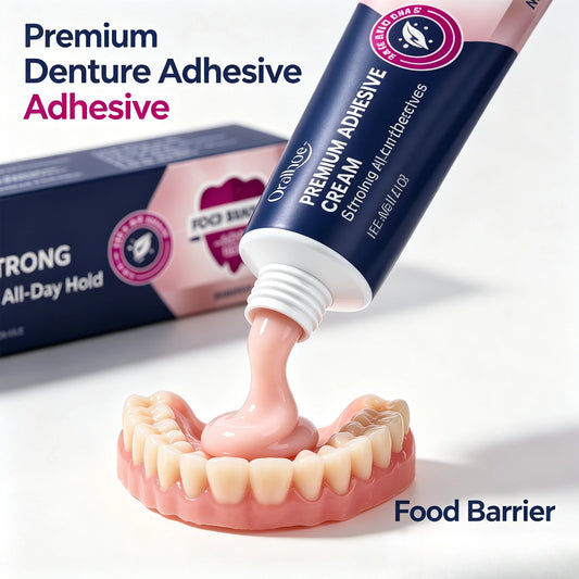 Daily Denture Care Denture Adhesive Cream Secure Hold for Full Partials
