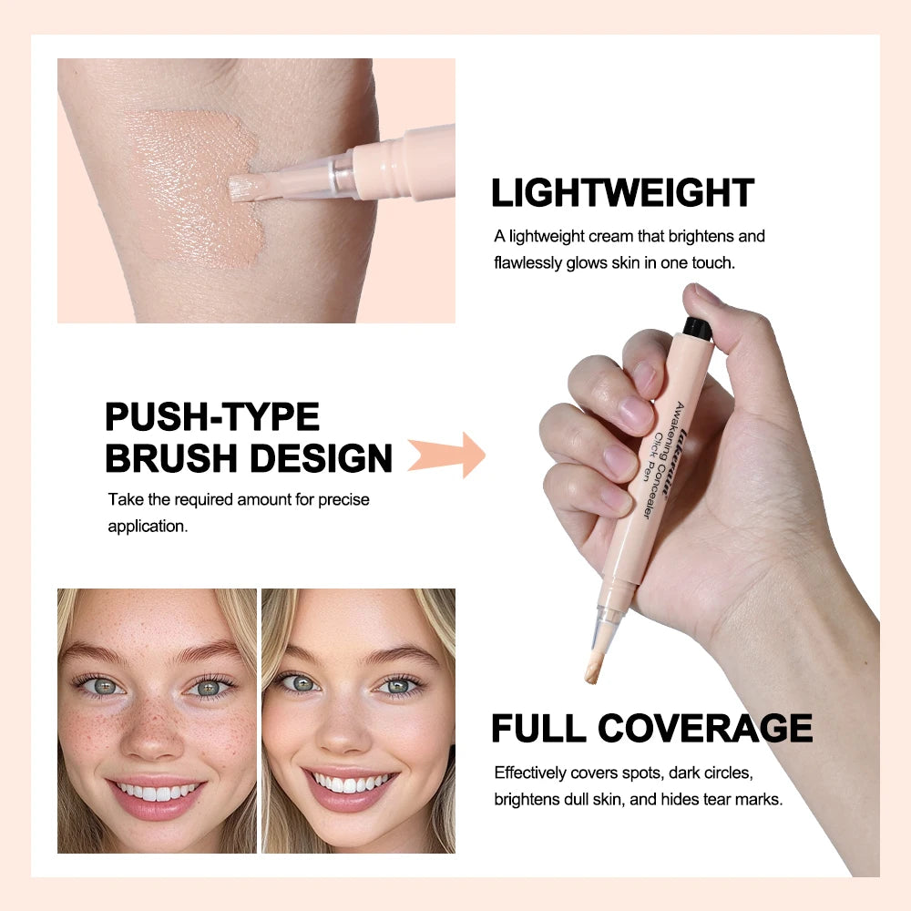 Daily Makeup Routine Awakening Concealer Click Pen For Natural Glowing Skin - 3
