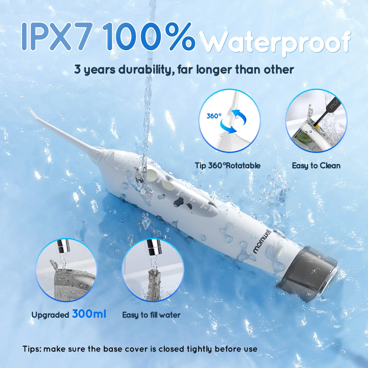 Bathroom Oral Care Kit Water Flosser and Electric Toothbrush Set
