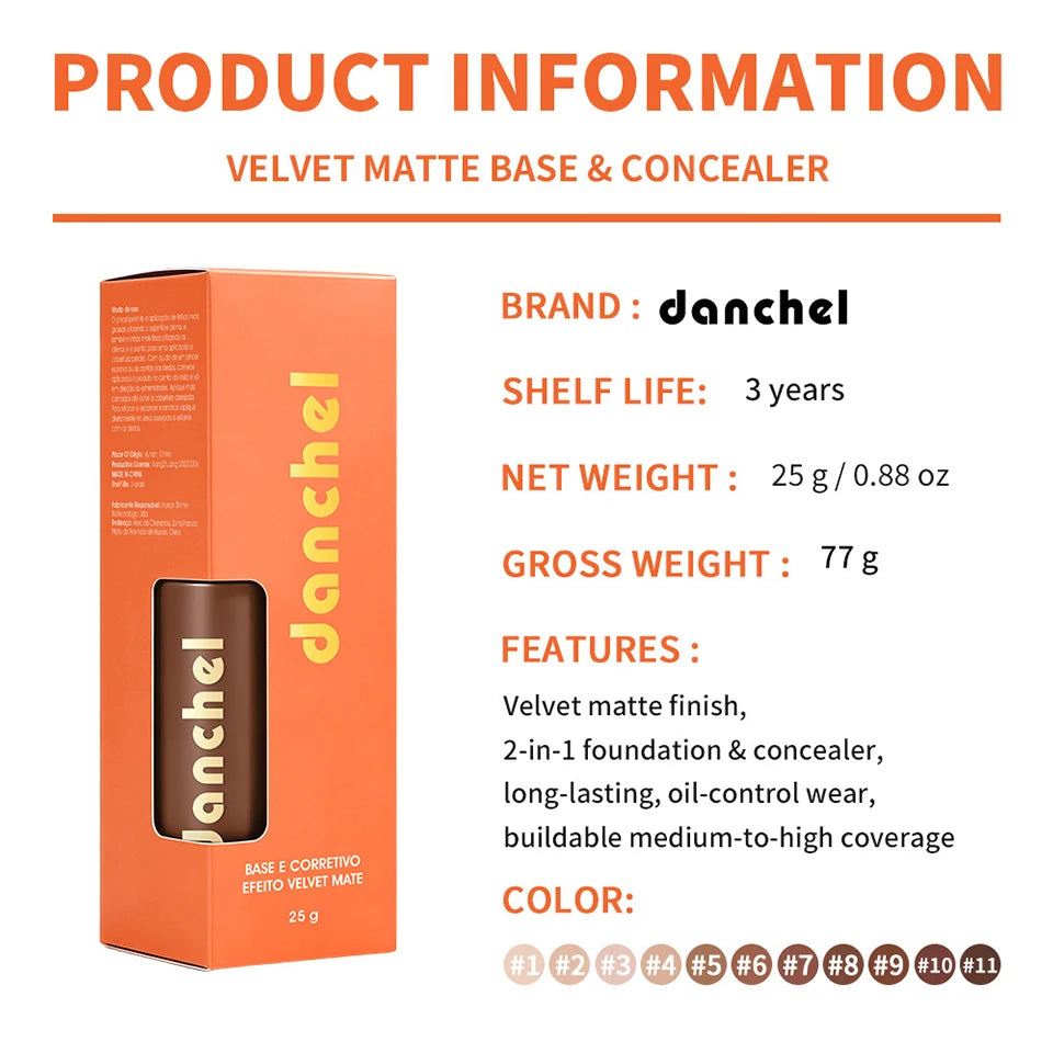 Daily Makeup Liquid Foundation and Concealer for Smooth Matte Coverage - 13
