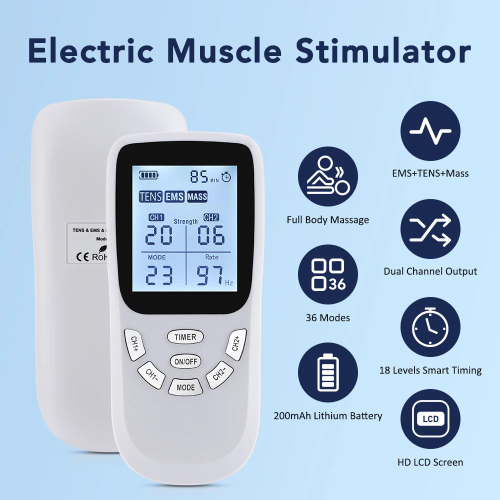 Full body relief tens muscle stimulator for soothing tired muscles - 4