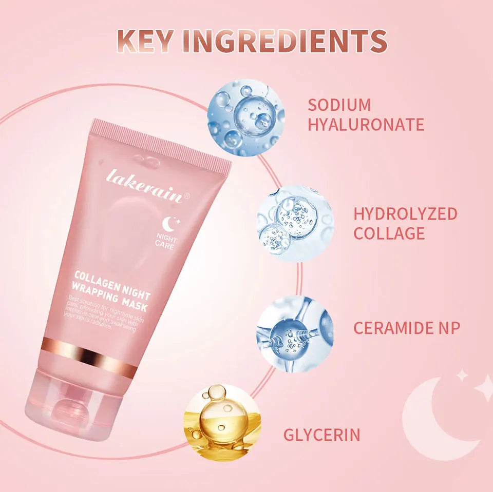 Daily Skincare Routine Collagen Jelly Cream and Peel Off Mask Set