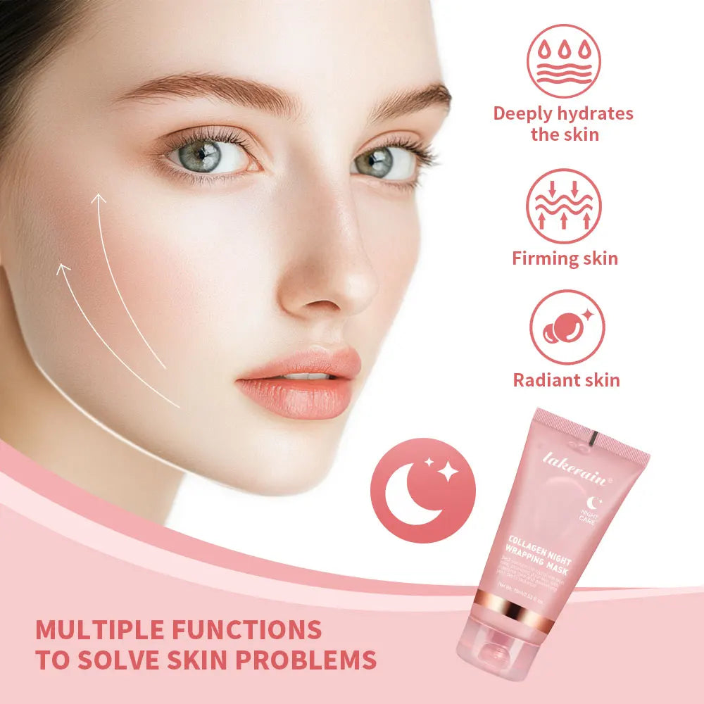 Overnight Skin Care Korean Deep Collagen Mask Peel Off Mask For Face