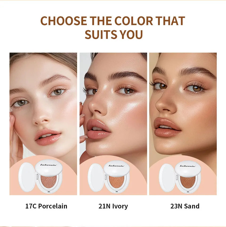 Daily Makeup Semi-matte CC Cream Cushion for Flawless All-Day Coverage
