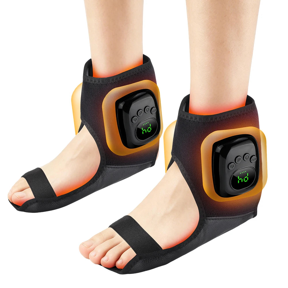 At home Cordless Wrist Massager with heat therapy and air compression