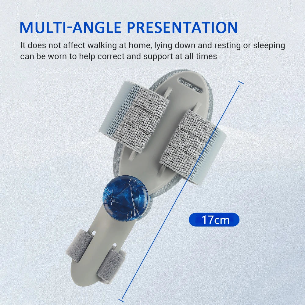 Home bunion adjuster brace with knob dial for comfortable toe alignment - 13