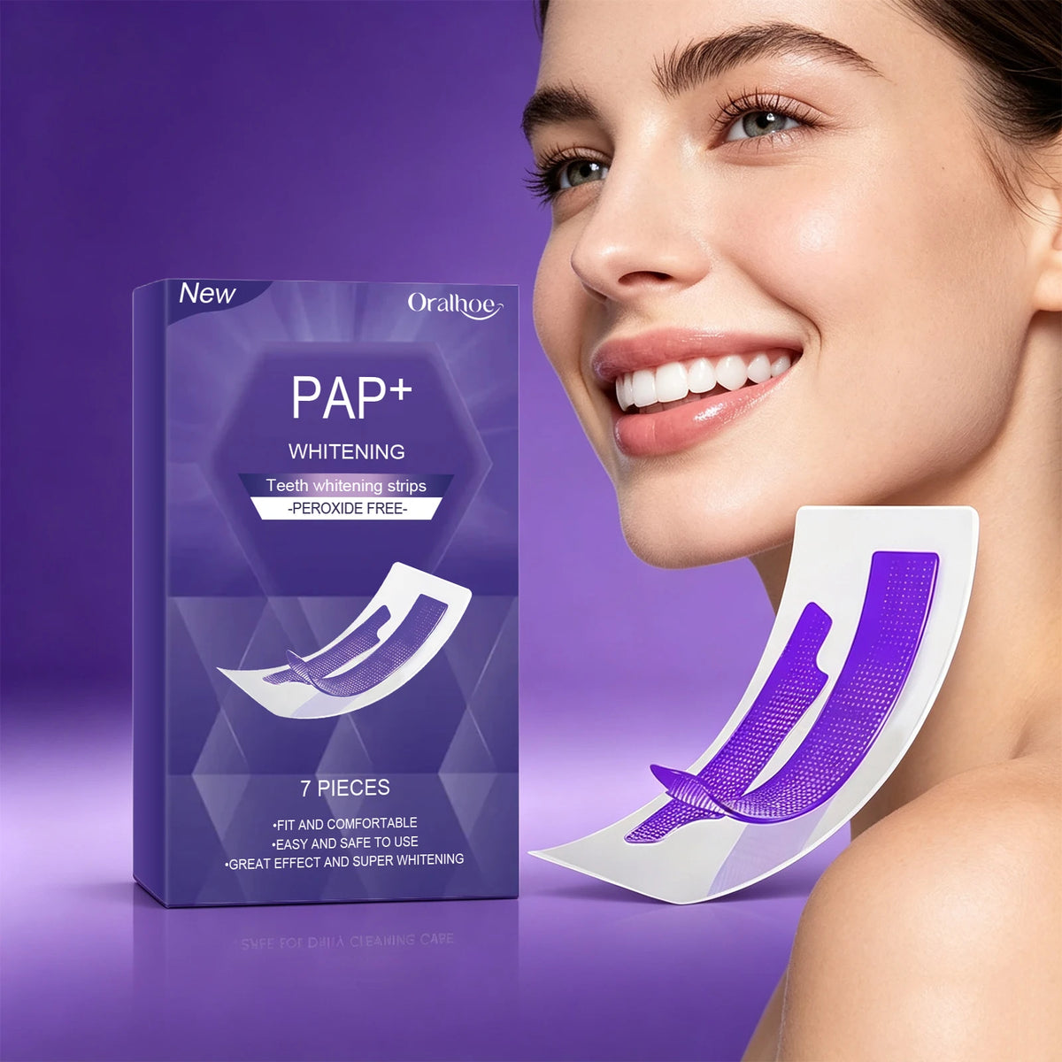 Bright Smile Teeth Whitening Strips for Stain Removal