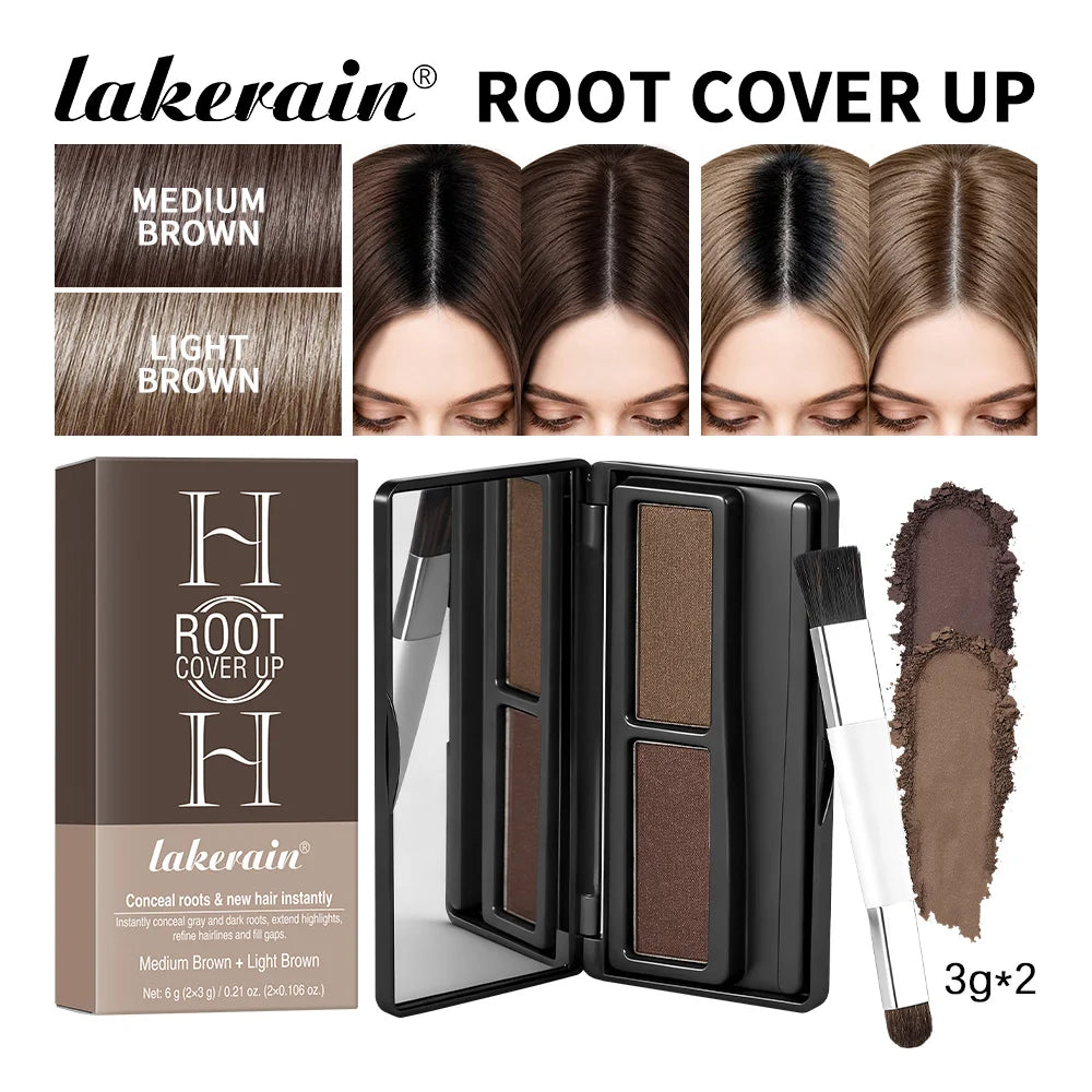 Daily Root Touch Ups Hair Concealer Powder for Instant Grey Coverage