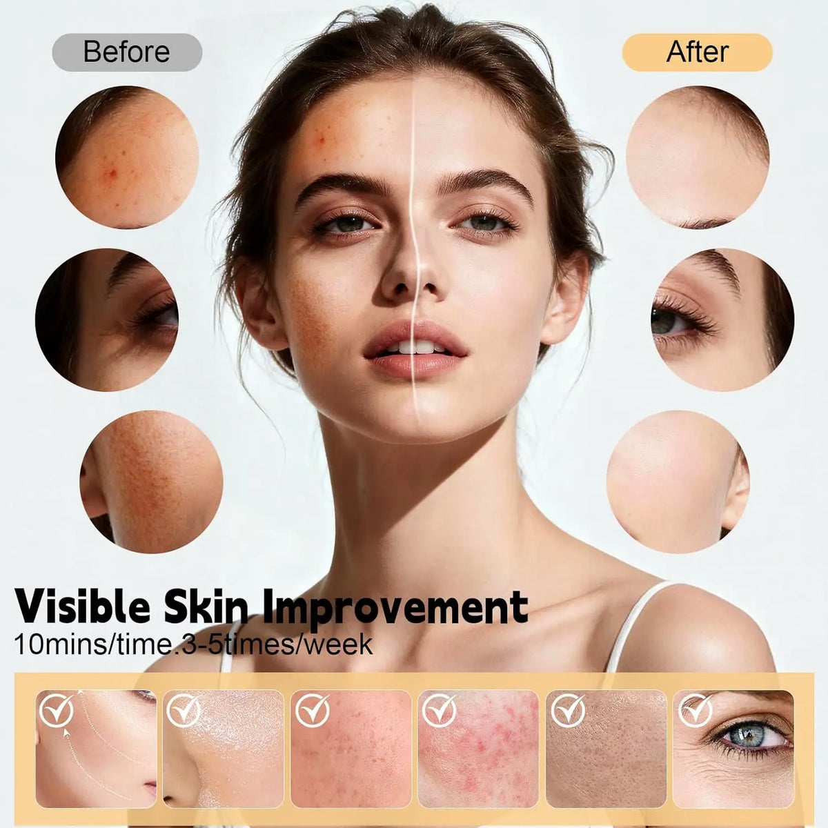 Home Spa Facial Care LED Face Mask for Glowing Skin