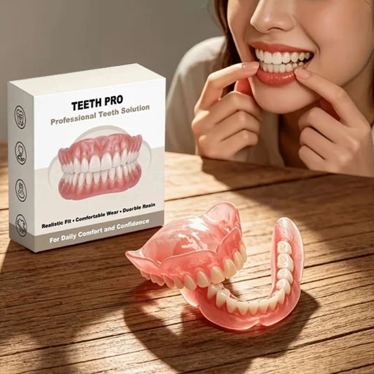 Daily Adult Use Silicone Dentures for Realistic Smile and Comfort