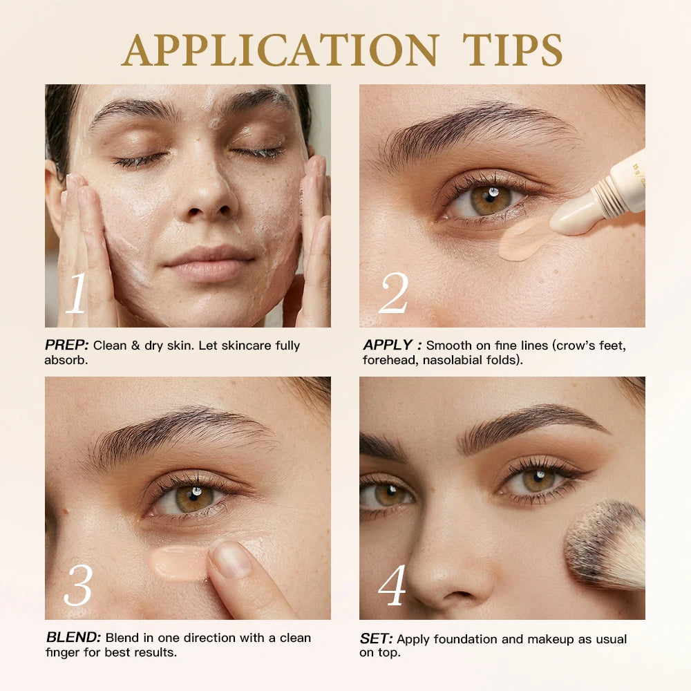 Daily Makeup Routine Line Smoother Targeted Fine Line Blurring Primer