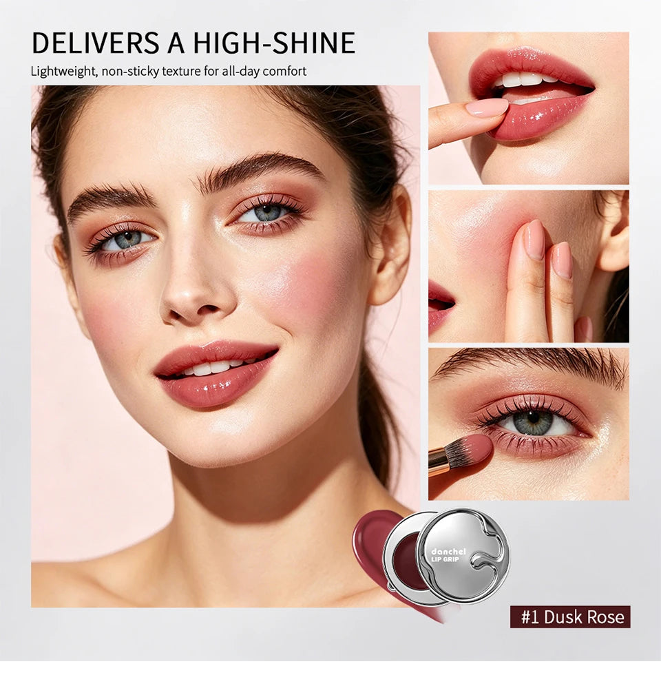 Daily Makeup Lip Grip Cream with Nourishing Formula and Magnetic Case