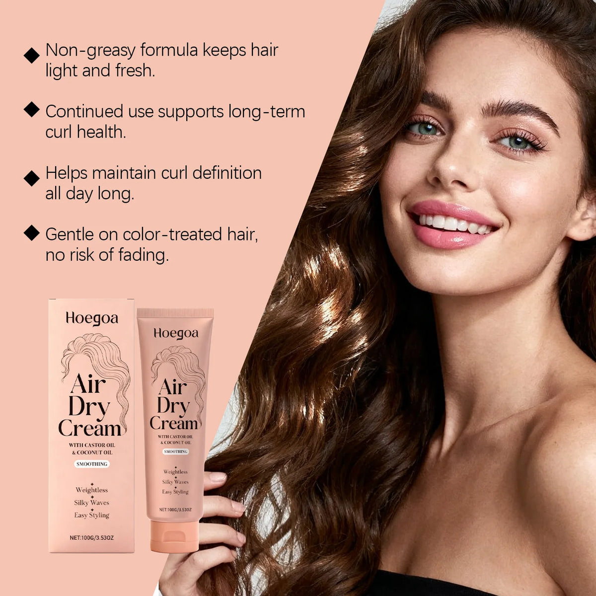 Daily styling Curl Styling Cream for defined waves and hydration