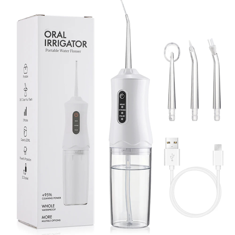 Bathroom dental care portable water flosser for deep cleaning teeth - 1