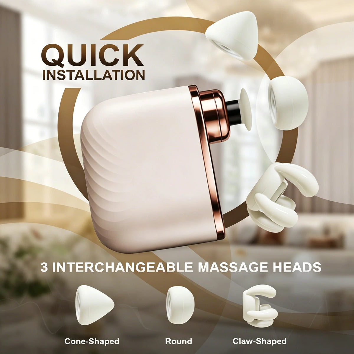 At Home Mini Pocket Fascia Gun for Deep Tissue Percussion Muscle Relief